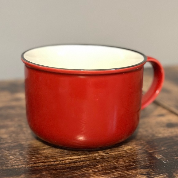 Wide Mouth Coffee Mug, Tea Cup - Picture 1 of 4